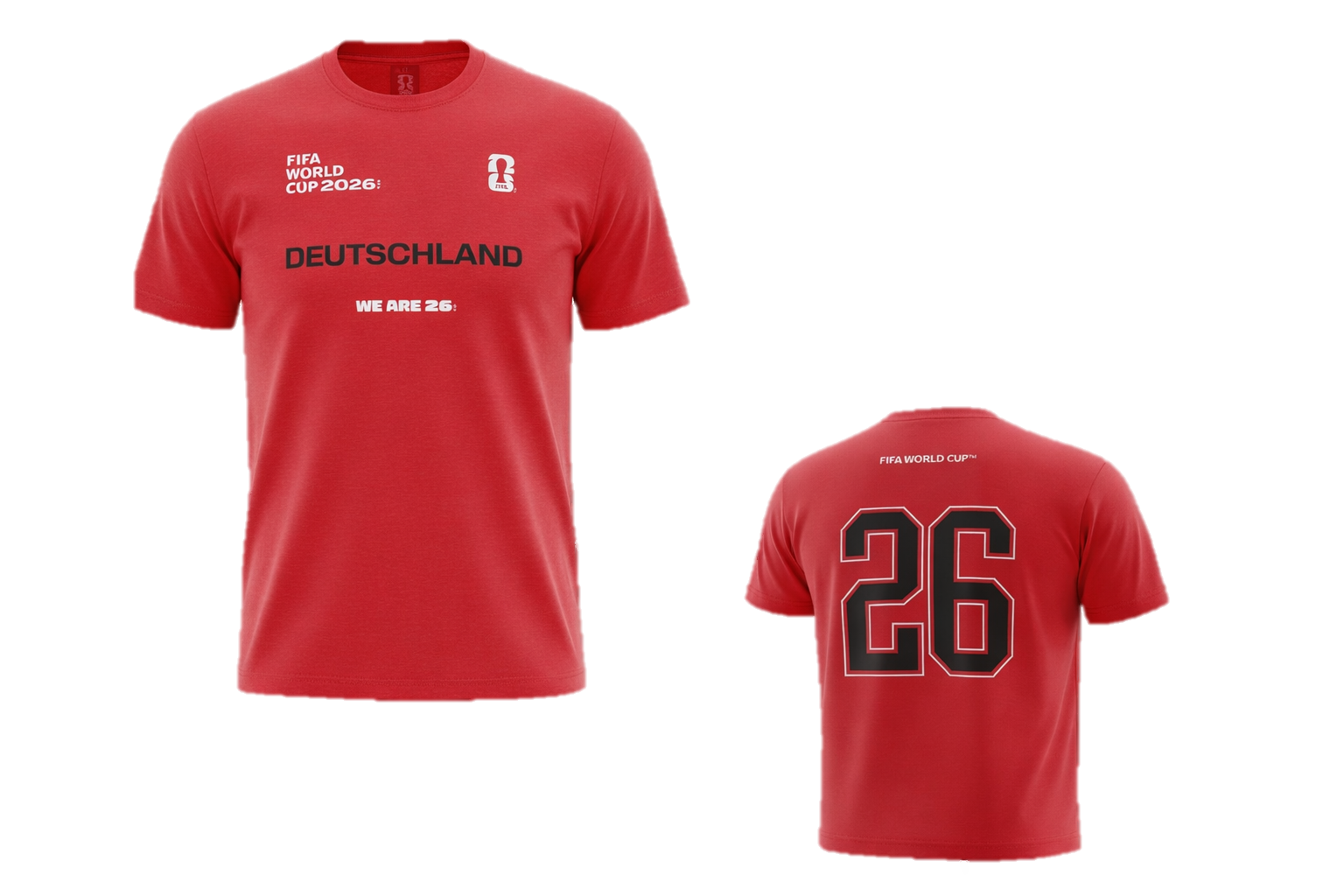 Germany Red Fan Tee